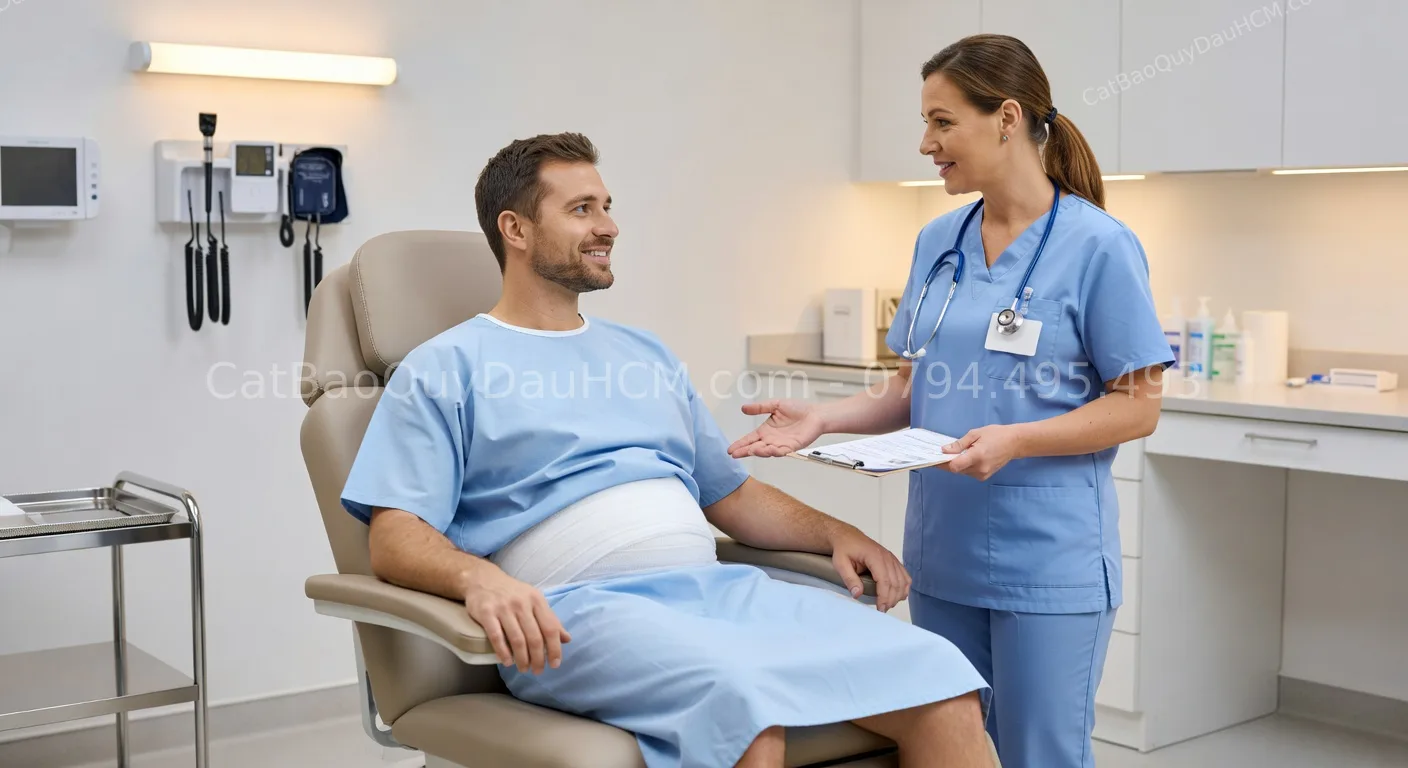 bao quy đầu ra mủ