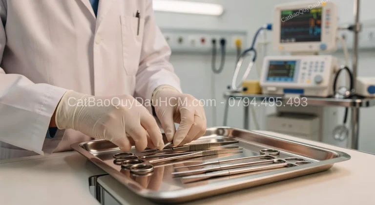 Cắt bao quy đầu có để lại sẹo không?