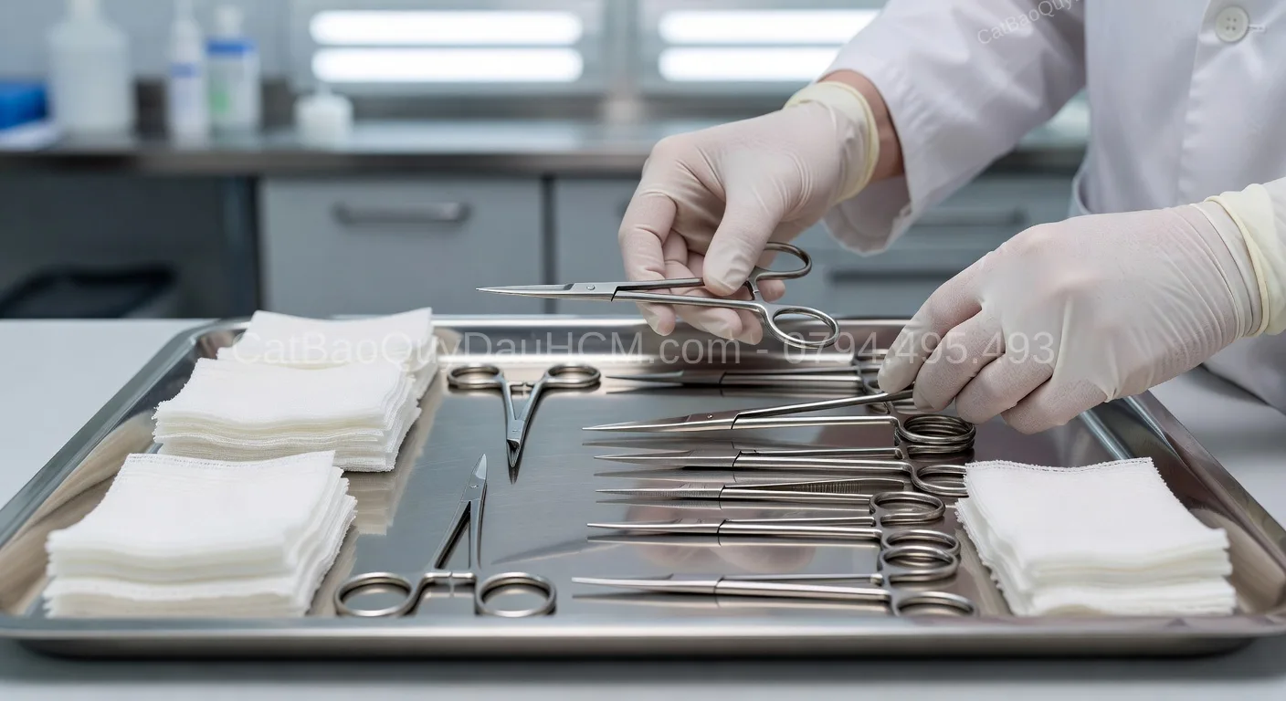 cắt bao quy đầu truyền thống