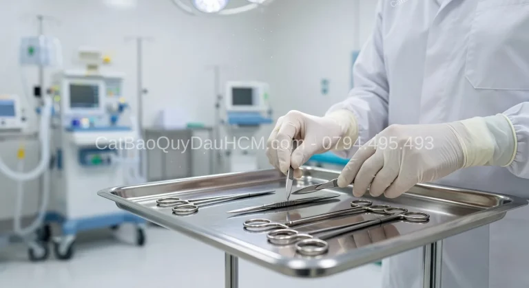 Chỉ khâu tự tiêu sau cắt bao quy đầu bao lâu tan?