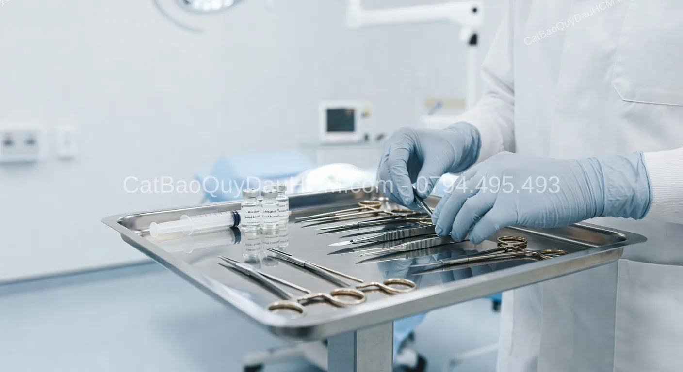 gây tê cắt bao quy đầu